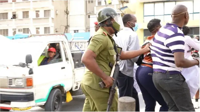 Waandamanaji wakamatwa