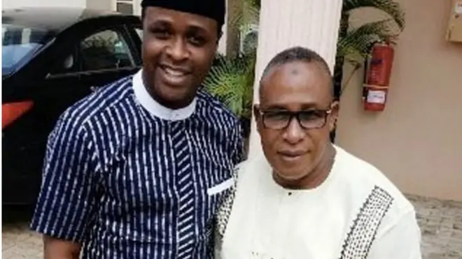 Fẹmi Adebayọ ati baba rẹ, Adebayọ Salami