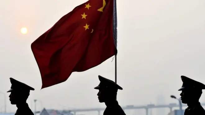 солдаты в Пекине