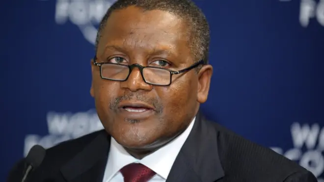 Pupọ ninu owo Dangote wa lati idi ọja Dangote Cement rẹ