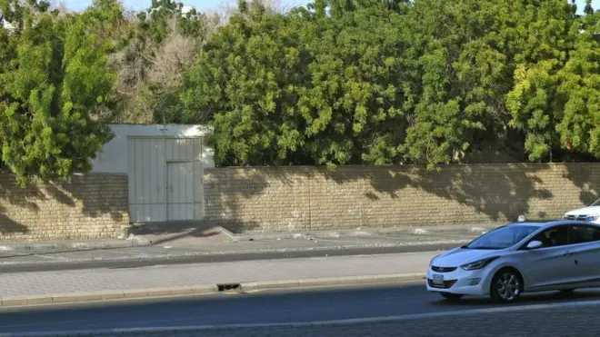 Entrance to Jeddah Ceremony for non-Muslims following a suspected bomb attack on 11 November 2020