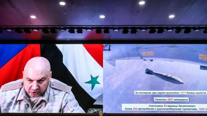 Sergey Surovikin (Ministry of Defense briefing, 2017)