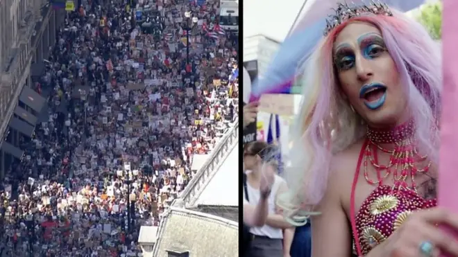 Протест против Трампа