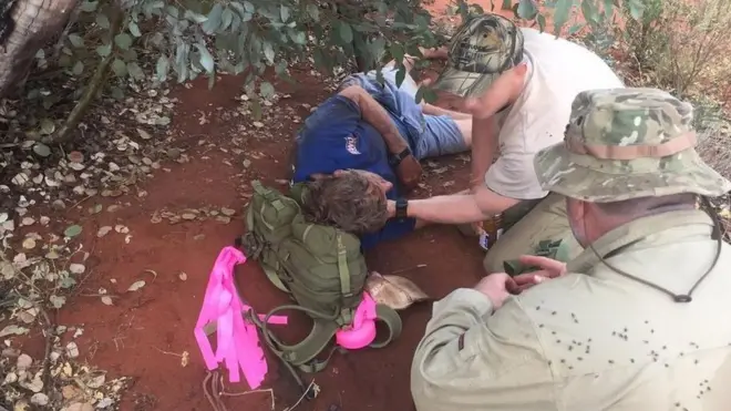 Affectionately dubbed by Australian media as 'Ant man', Reg Foggerdy said he thought no one would find him