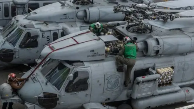 洛克希德·馬丁公司製造的 MH-60R 型海鷹直升機外號被稱為 "羅密歐"，被稱為當前世界上最先進的海軍艦載直升機。