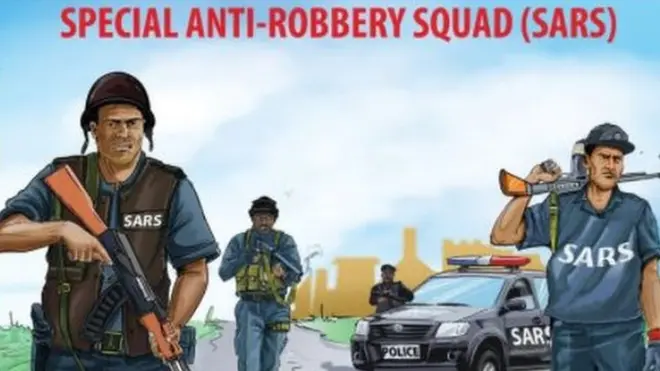 Dis SARS na di government security force wey dey put eye on top crime matter for Nigeria.