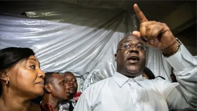 Felix Tshisekedi raisi wa Jamhuri ya Kidemokrasia ya Kongo