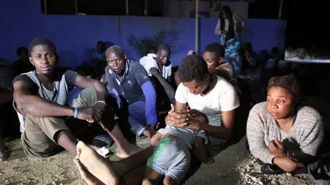 African migrants dey like go Tripoli because e easy to enter Europe from dia.