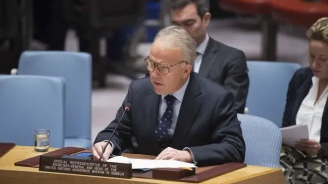 Michael Keating, wakiilga gaarka ah ee xoghayaha guud ee qaramada midoobay u qaabilsan Soomaaliya