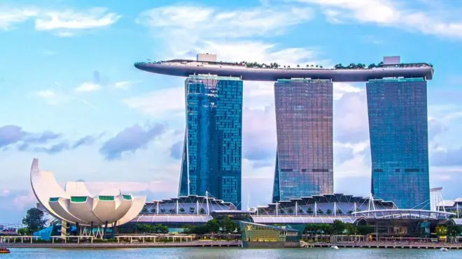 Wurin shaƙatawa Marina Bay Sands, Singapore