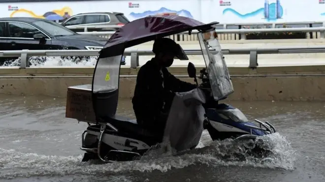 7月20日，河南省會鄭州
