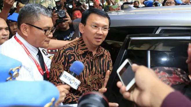 Gubernur DKI Jakarta nonaktif, Basuki Tjahaja Purnama.