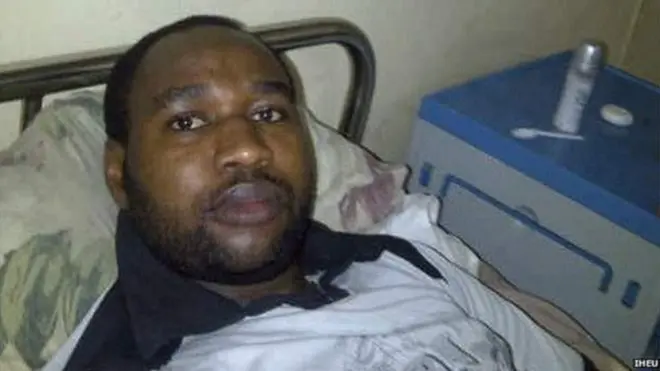 Mu 2014 Bwana Bala yafungiwe mu cyumba cy'ibitaro ahavurirwa abafite ibibazo by'indwara zo mu mutwe