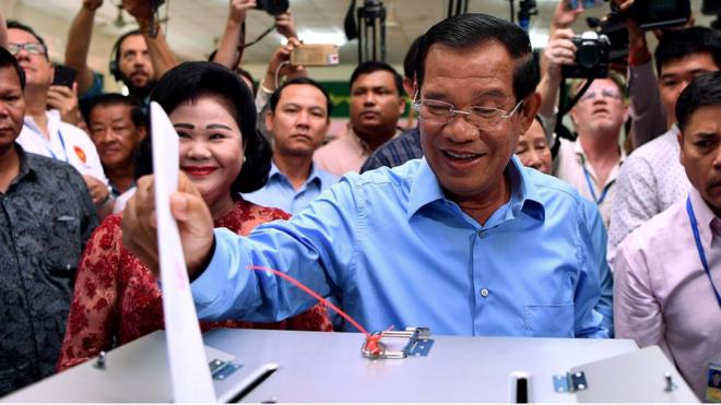 Cambodia"s Prime Minister Hun Sen