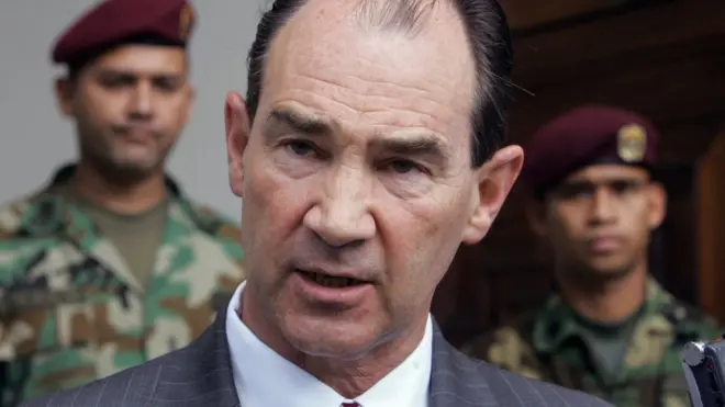 Patrick Duddy, exembajador de Estados Unidos en Venezuela fue expulsado por Chávez en 2008 y declarado persona non grata.