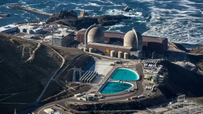 Central nuclear de Diablo Canyon en San Luis Obispo, California, Estados Unidos.