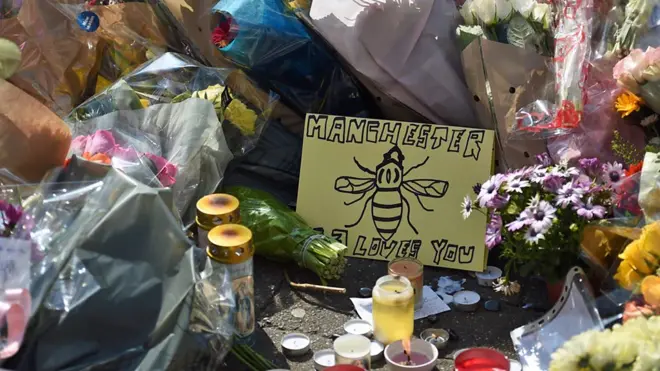 Tributo a las víctimas de Manchester