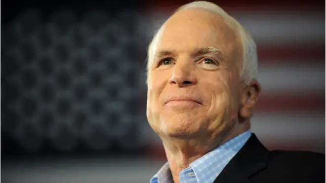 美国共和党资深参议员约翰‧麦凯恩（John Mccain）逝世，终年81岁。