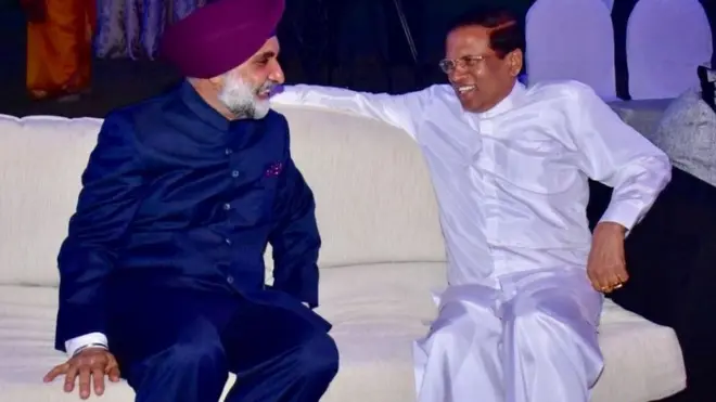 ජනපති සහ ඉන්දීය මහ කොමසාරිස්වරයා අතර හමුවක් (සංරක්ෂිත ඡායාරූපයකි)