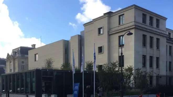 فرانس کے دارالحکومت پیرس میں آرگینائزیشن فار اکنامک کوآپریشن اینڈ ڈولپمنٹ کی عمارت جہاں ایف اے ٹی ایف کا دفتر قائم ہے