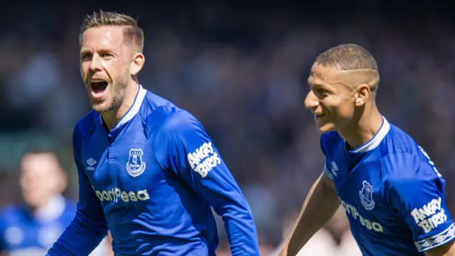 Gylfi Sigurdsson and Dominic Calvert-Lewin