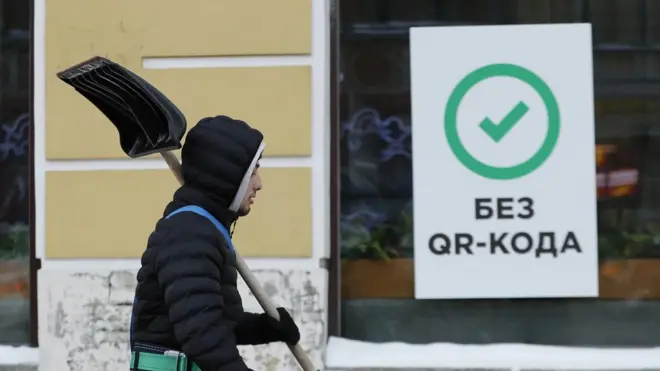 Объявление о входе без QR-кода в Санкт-Петербурге