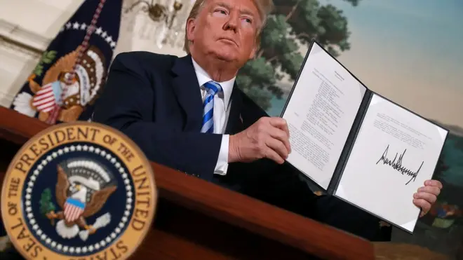 Le président américain a tenu sa promesse de quitter l'accord nucléaire iranien.