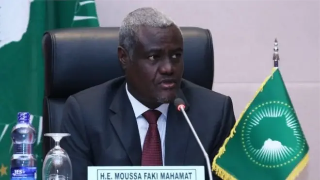 Le président de la Commission de l'Union africaine, Moussa Faki Mahamat