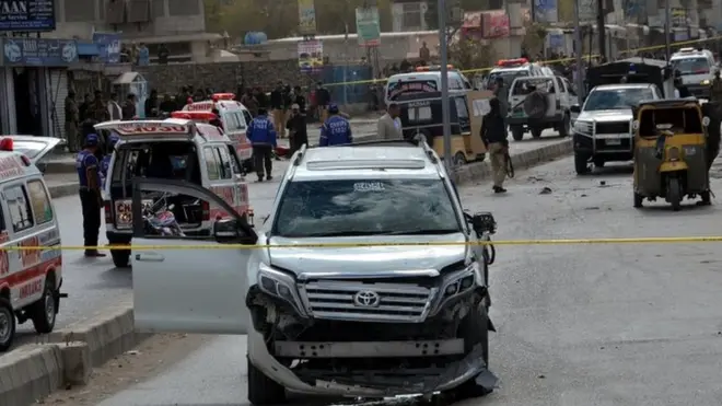 د بلوچستان مشر وزیر نواب ثناء الله خان زهري برید غندلی او د ټپیانو د عاجلو درمللو امر یې کړی.