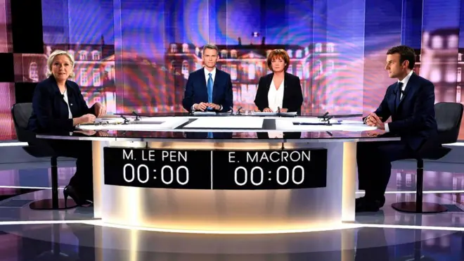 French presidential debate on 3 May 2017