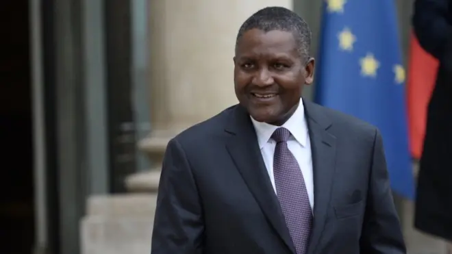 Akụkọ kọrọ na e mefughị oke ego na agbamakwụkwọ nwa Aliko Dangote dịka ndị ọgaranya ndị ọzọ na-eme