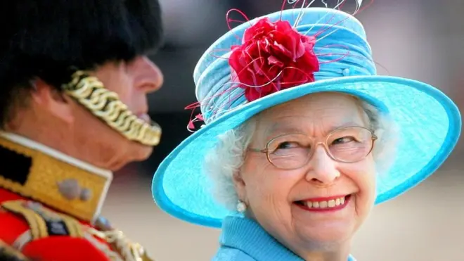 The annual Trooping the Colour parade in 2009.