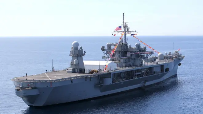 До берегів України підійшлов флагман Шостого флоту США