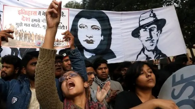 दिल्ली में प्रदर्शन