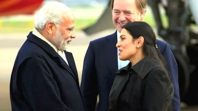 नरेंद्र मोदी, प्रीति पटेल