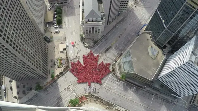 Флешмоб в Виннипеге