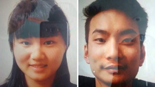 警方公布的被綁架中國公民照片