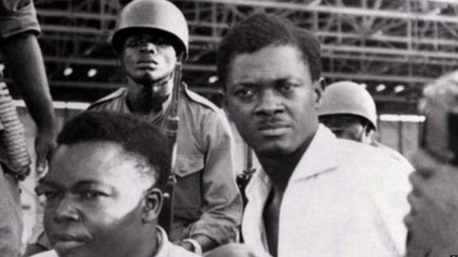 Une photo de P. E. Lumumba lors de son arrestation.