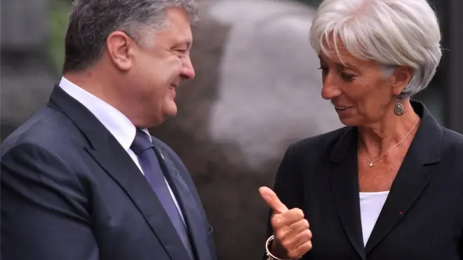 Порошенко з директором МВФ