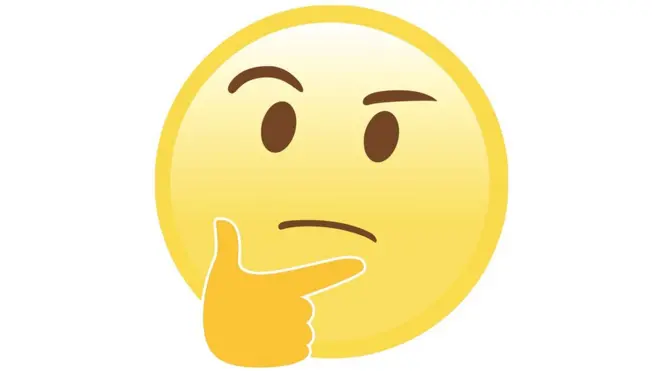 Эмодзи думающего вида