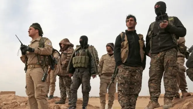 Suriye Demokratik Güçleri, Rakka'nın kuzeyi, 8 Şubat 2017.