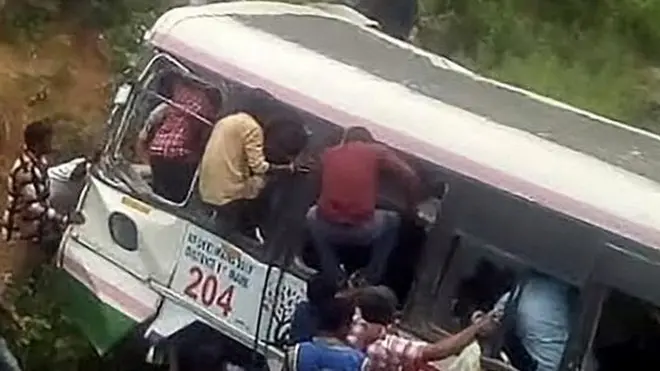 तेलंगाना बस हादसा