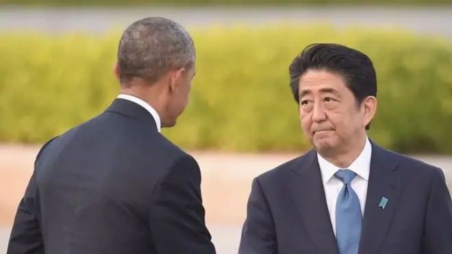 شنزو ایبے، براک اوباما