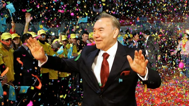 Назарбаев бессменно возглавлял Казахстан с апреля 1990 года