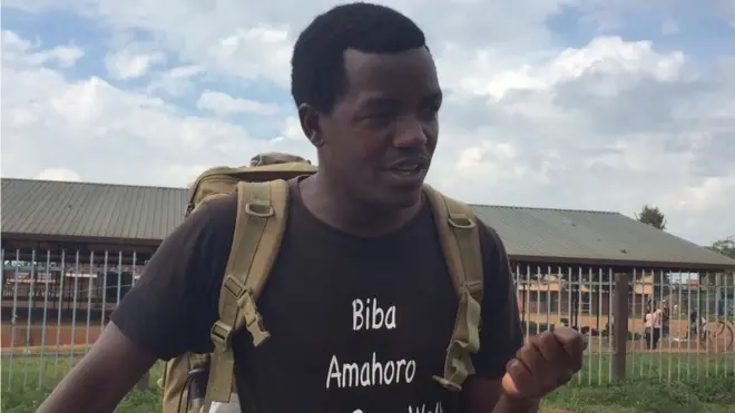 Ntigurirwa avuga ko urugendo rwe rugamije cyane cyane gusaba abantu kubiba amahoro