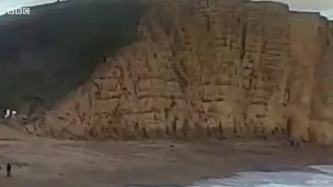 منحدر صخري في دورسيت البريطانية