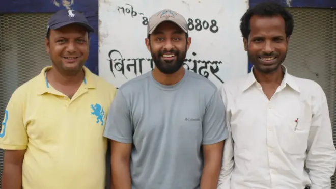 The founders of Shri, Prabin Kumar, Anoop Jain and Chandan Kumar