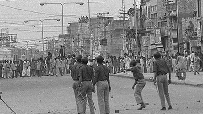 ذوالفقار علی بھٹو کی پھانسی کے بعد ملک بھر میں مظاہروں کا سلسہ پھوٹ پڑا