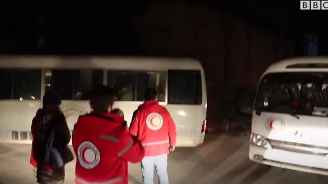 إجلاء الحالات الصحية الحرجة من الغوطة الشرقية