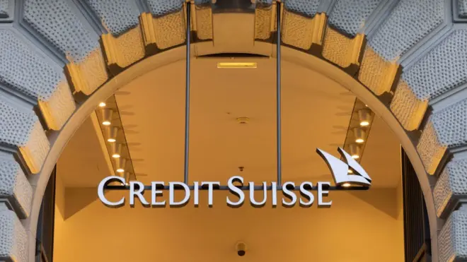 The global headquarters of Credit Suisse